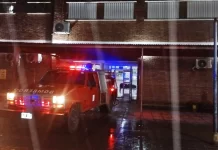 FUEGO EN LA MADRUGADA: Incendio en el hospital Masvernat
