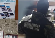 Autoridades festejan por desbaratar un kiosco de drogas en Concordia